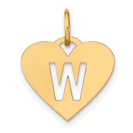 14ky Initial Letter W Initial Charm