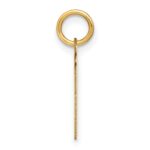 14ky Lowercase Letter J Initial Pendant - Image 2