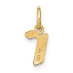 14ky Lowercase Letter R Initial Pendant - Image 3