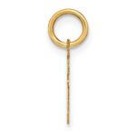 14ky Lowercase Letter T Initial Pendant - Image 2