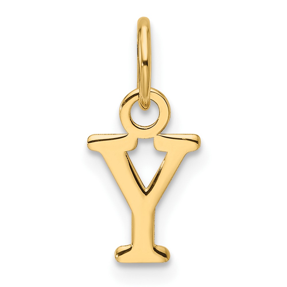 XNA1466Y_Y.jpg 14ky Cutout Letter Y Initial Pendant - Image 1