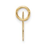14K Uppercase Letter W Initial Charm - Image 2