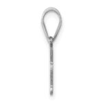 Sterling Silver/Rhodium-plated North Dakota State Pendant - Image 2