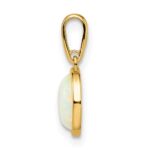 14k Lab Created Opal Pendant - Image 2