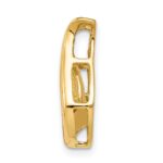 14k Complete 3.4mm A Diamond Teardrop-Shape Chain Slide - Image 2