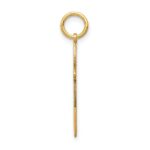 14K Laser Designed Passion Cross Charm - Image 2