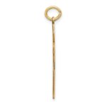 14K Laser Designed Passion Cross Pendant - Image 2