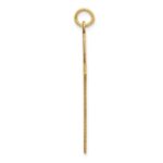 14K Laser Designed Passion Cross Pendant - Image 2