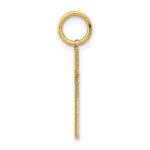 14K Laser Designed Cross Charm - Image 2
