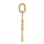 14k Cut-out Angel with Heart Charm - Image 2