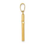 14k Polished Cross Pendant - Image 2