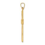 14k Polished Latin Cross Pendant - Image 2