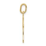 14k Gold Polished Small Cross Pendant - Image 2