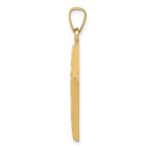 14k Polished Latin Cross Pendant - Image 2