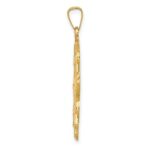 14k Polished Jerusalem Cross Pendant - Image 2