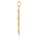 14k Polished Cross Pendant - Image 2