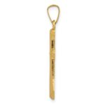 14k Polished Cross Pendant - Image 2