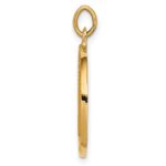14k Polished and Satin Solid Round Reversible St. Benedict Medal Pendant - Image 2