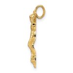 14k Polished Solid Risen Christ Chain Slide - Image 2