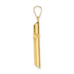 14K Polished Cross Pendant - Image 2
