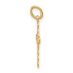 14k Small Polished Cross Charm - Image 2