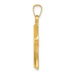 14k Hollow Cross Pendant - Image 2