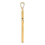 14k Hollow Cross Pendant - Image 2