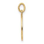 14k Polished and Satin Solid CONFIRMATION with Cross Charm - Image 2