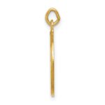 14k Polished and Satin Solid CONFIRMATION with Cross Charm - Image 2