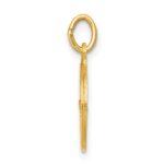 14k Polished and Satin Solid HOLY COMMUNION Round Charm - Image 2
