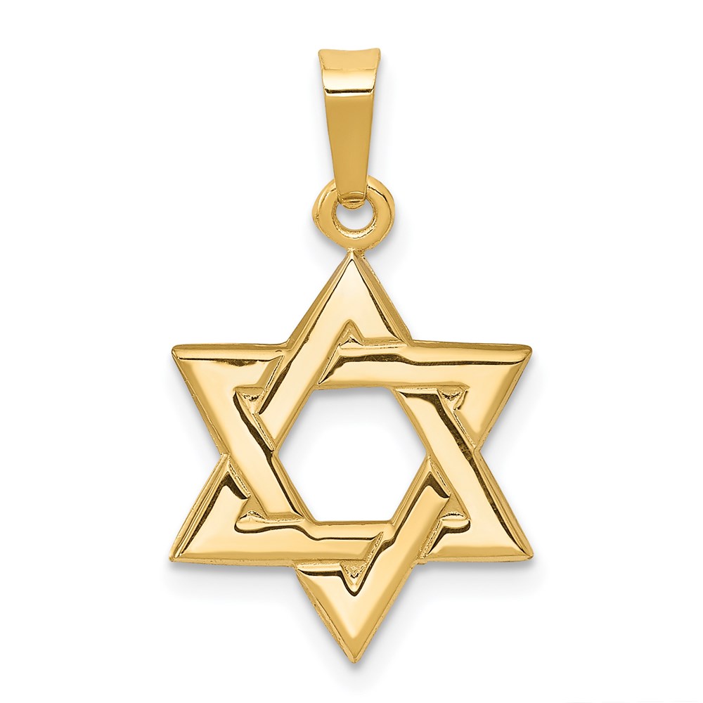 XR419.jpg 14k Star of David Pendant - Image 1