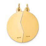 14K MIZPAH COIN 2-piece Round Charm - Image 4