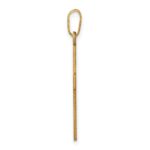 14K Polished Cross Charm - Image 2