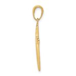 14k Polished Cross Charm - Image 2