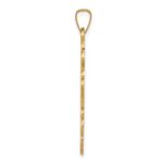 14k Eastern Orthodox Cross Pendant - Image 2