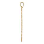 14k Eastern Orthodox Cross Pendant - Image 2