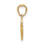 14k Small Feet Pendant - Image 2