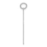 14K White Gold Laser Designed Cross Pendant - Image 2
