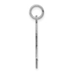 14K White Gold Laser Designed Star of David Pendant - Image 2