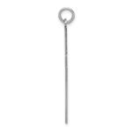 14K White Gold Laser Designed Cross Pendant - Image 2