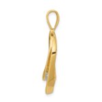 14k Complete 1/4 carat AA Diamond Slide Fits up to 2mm Regular/6mm Fancy or Reversible Omega - Image 2