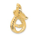 14k Peg-set A Diamond Semi-Mount Slide Fits up to 6mm Regular/8mm Fancy or Reversible Omega - Image 3