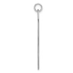 Sterling Silver Rhodium-plated Medical Jewelry Pendant - Image 2