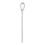 Sterling Silver Rhodium-plated Medical Jewelry Pendant - Image 2