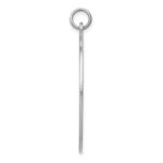 Sterling Silver Rhodium-plated Medical Jewelry Pendant - Image 2
