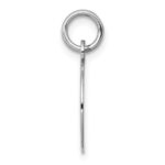 14k White Gold Etched Edge .009 Gauge Engraveable Round 13mm Disc Charm - Image 2