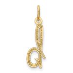 14k Yellow Gold Letter B Initial Charm - Image 3