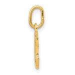 14k Yellow Gold Letter C Initial Charm - Image 2