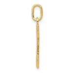 14k Yellow Gold Letter G Initial Charm - Image 2