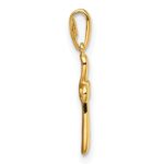 14k Childrens CZ Cross Pendant - Image 2